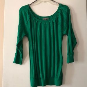 Et Vous Kelly green ribbed sweater